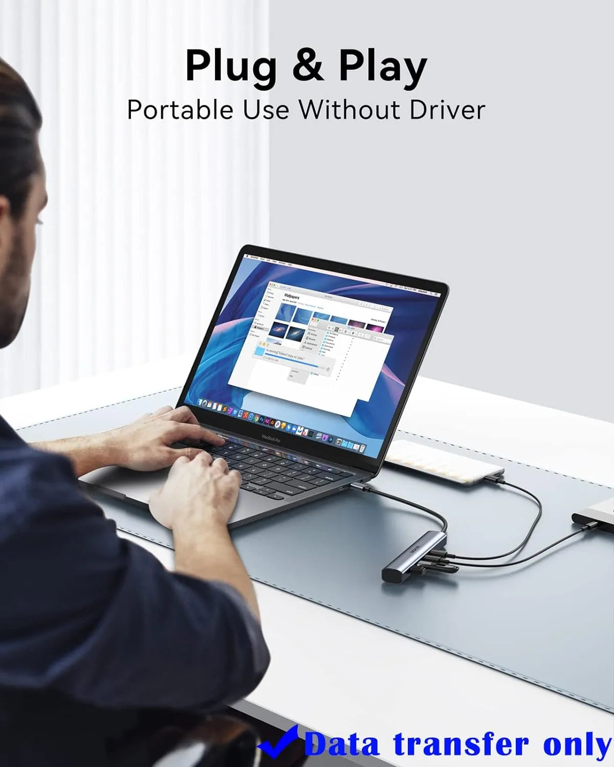 Mokin USB C Hub With 10Gbps 4 Ports For Laptop