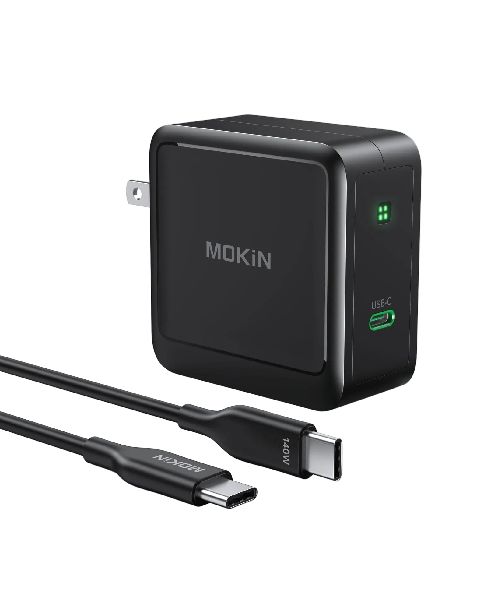 Mokin 140W USB C Charger - Fast Charging for iPhones, Laptops, Tablets