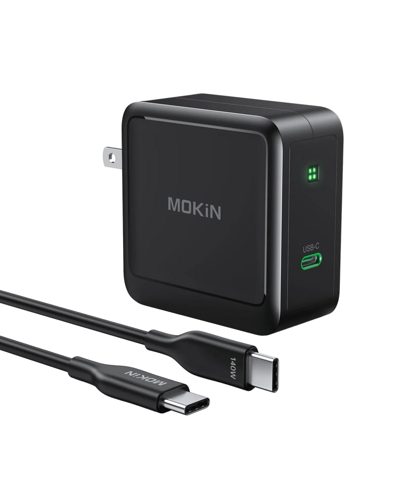 Mokin 140W USB C Charger - Fast Charging for iPhones, Laptops, Tablets