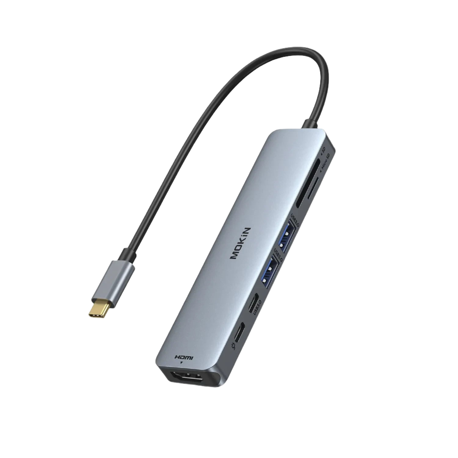 MOKiN 7 in 1 USB C Hub HDMI Adapter for MacBook Pro/Air