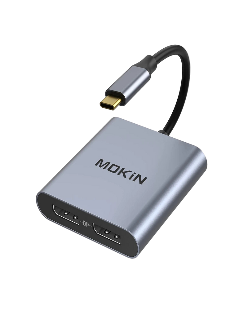 MOKiN USB C to Dual DisplayPort Adapter