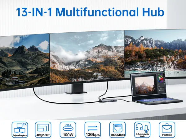 MOKIN 13-IN-1 Multifunctional Hub