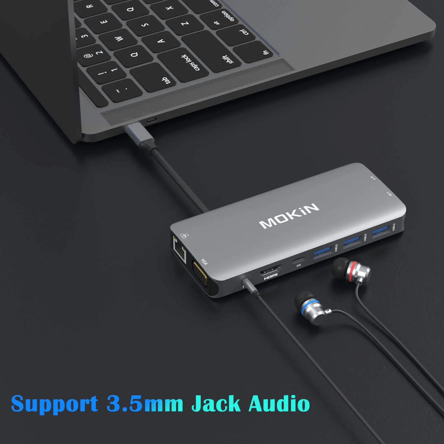 Mokin 10 IN 1 USB C Hub Multiport Adapter