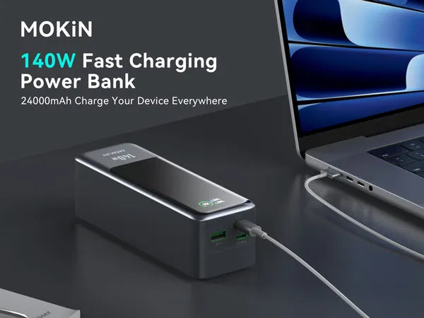MOKIN 140W Fast Charging Power Bank