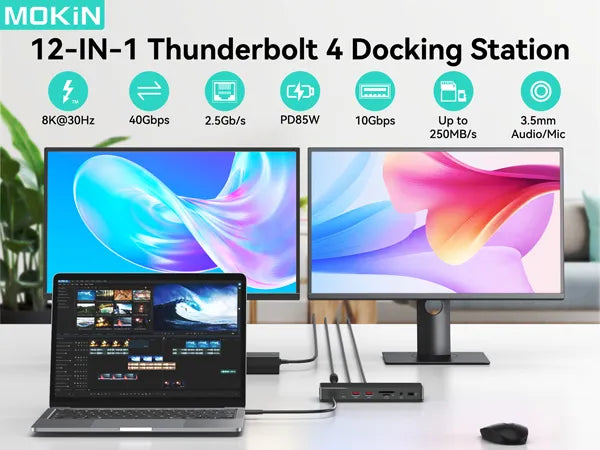 MOKIN 12-IN-1 Thunderbolt 4 Dock