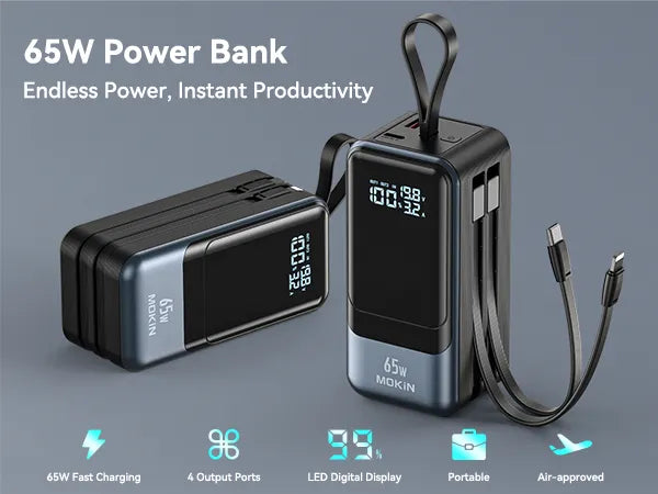 Mokin 65W Power Bank