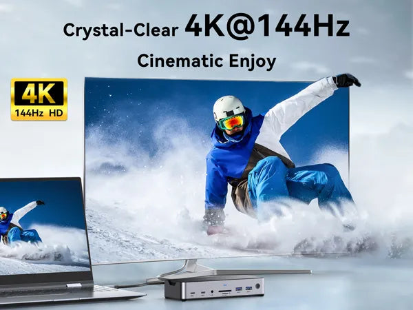 Enjoy Crystal-Clear 4K@144Hz