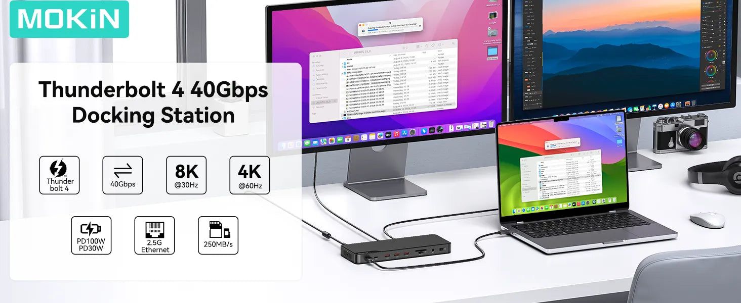 MOKIN Thunderbolt 4 Docking Station