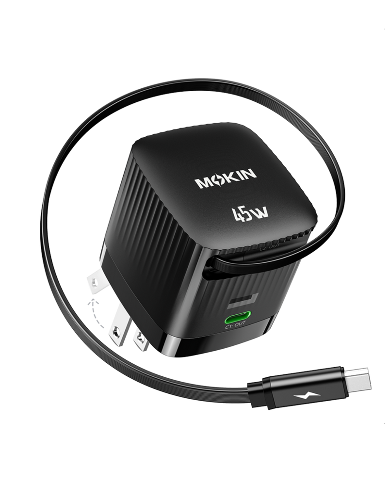 MOKiN 45W Dual Port Foldable GaN Charger