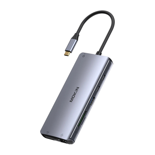 12-IN-1 USB C Laptop Hub Multiport Adapter
