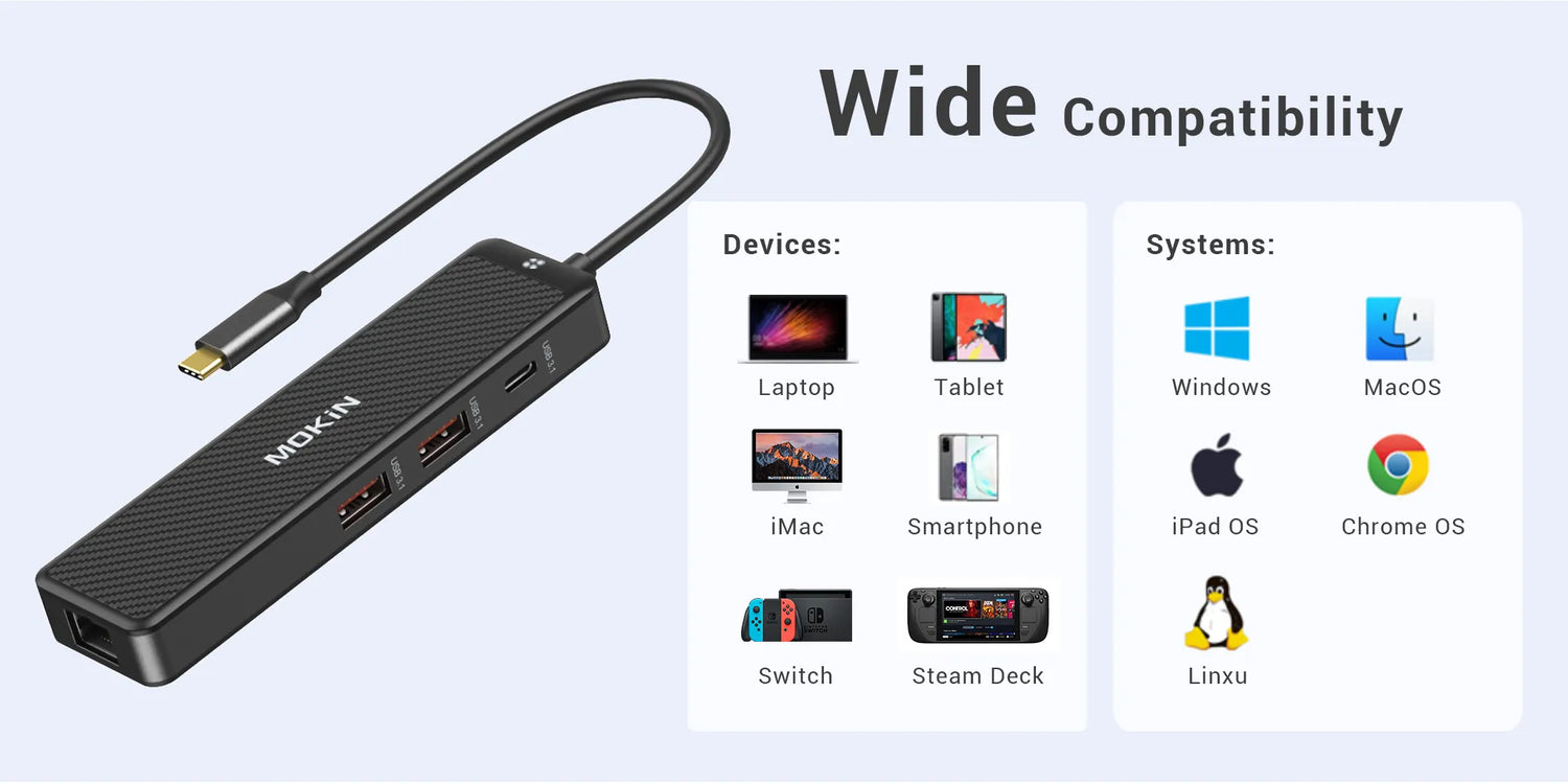 4-port usb-c hub