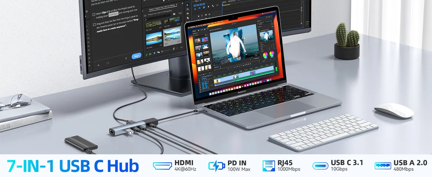 7-IN-1 USB C Hub