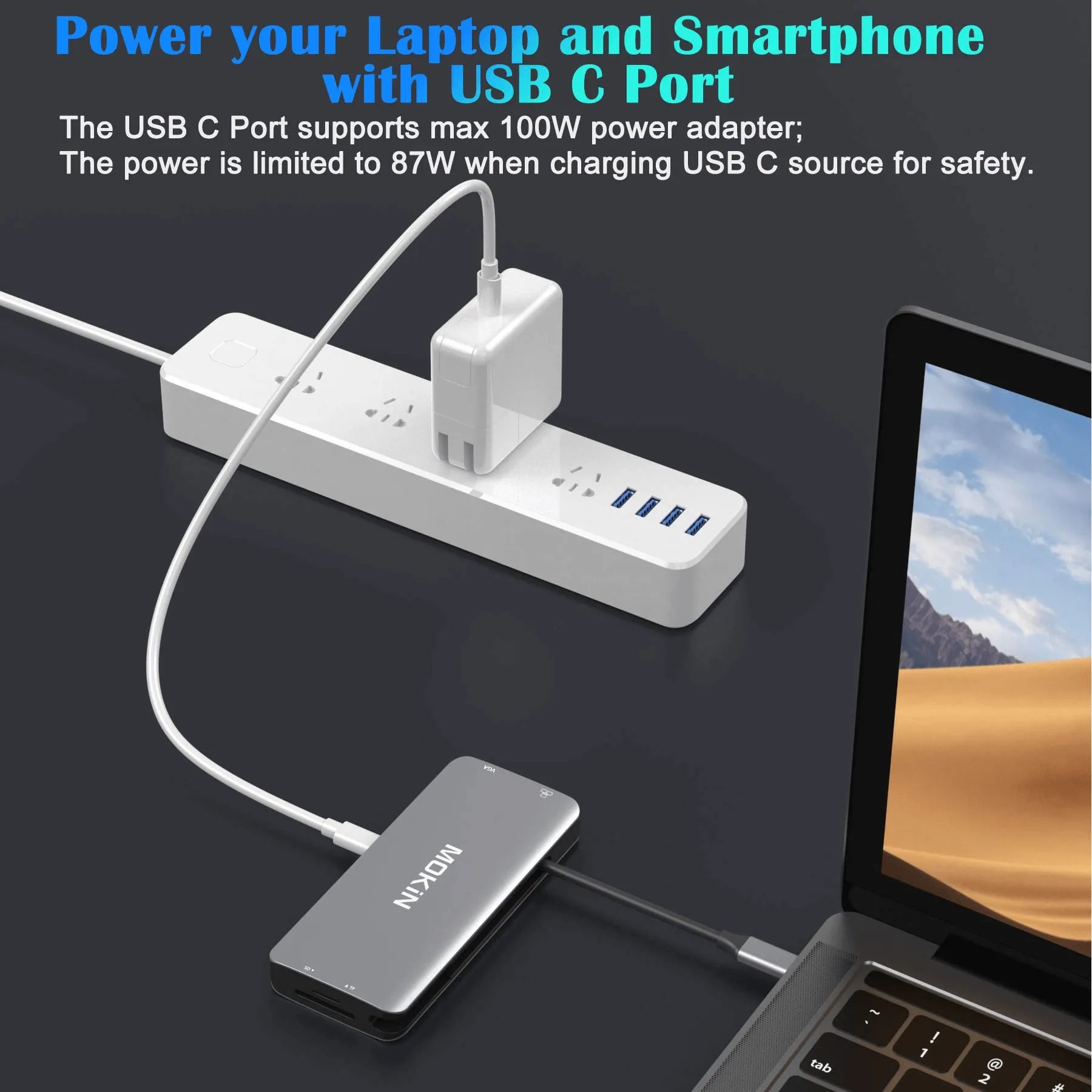 Mokin 10 IN 1 USB C Hub Multiport Adapter