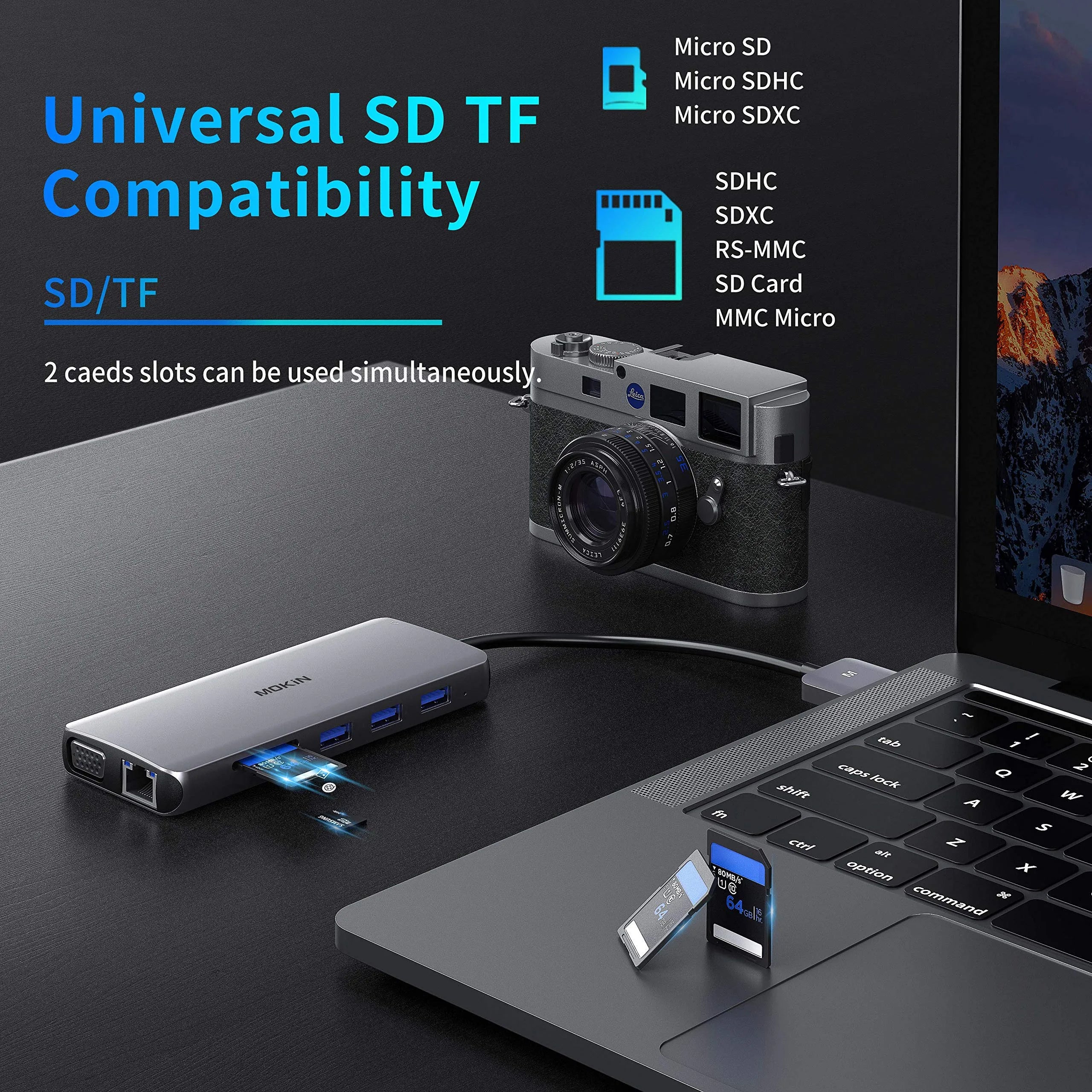 MOKIN 12 IN 1 MacBook Pro Docking Station Dual Monitor