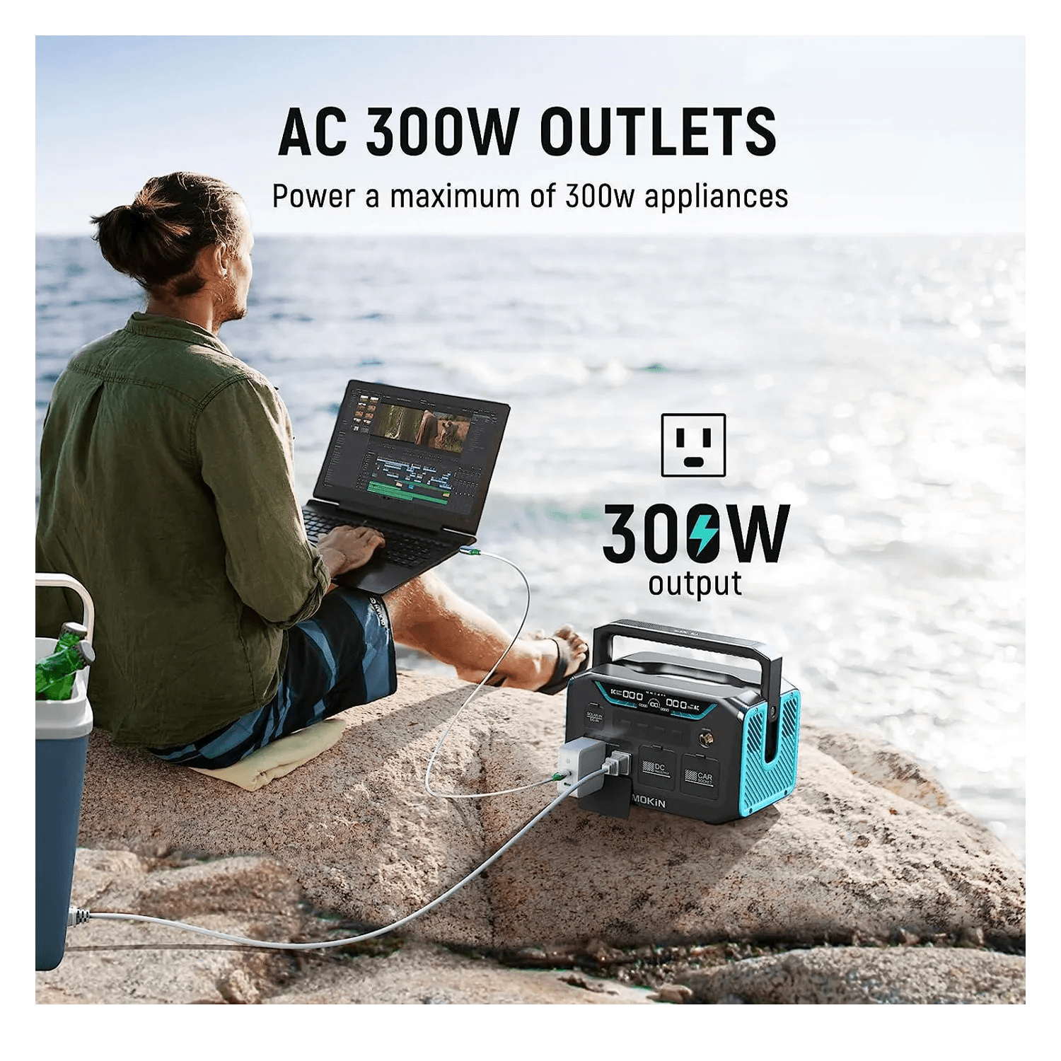 MOKIN Portable Power Station | 300W 288Wh - Mokin