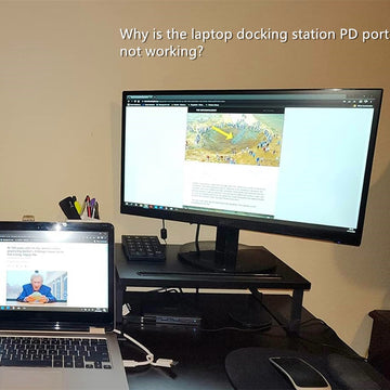 Why is the laptop docking station PD port not working?