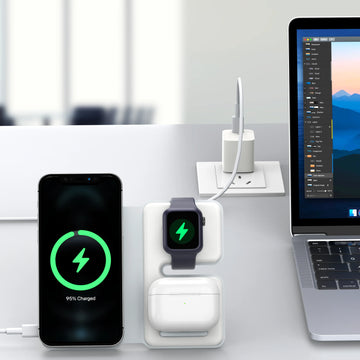 Explore MOKiN 3-in-1 Wireless Charging Station