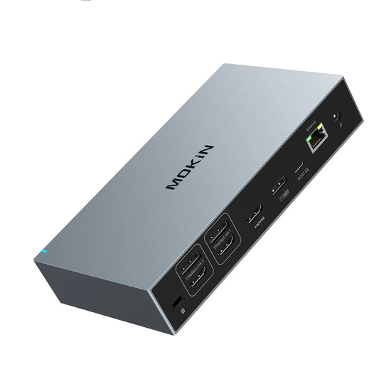 MOKIN Displaylink Docking Station with 3 Monitors