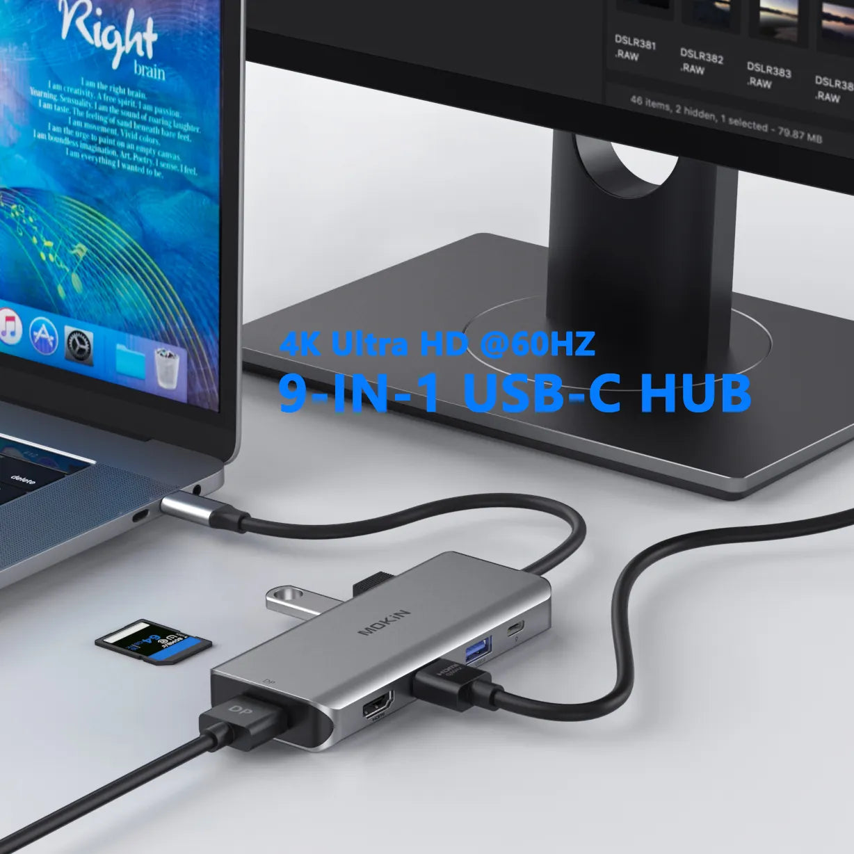 Dual HDMI port + 1 DP port