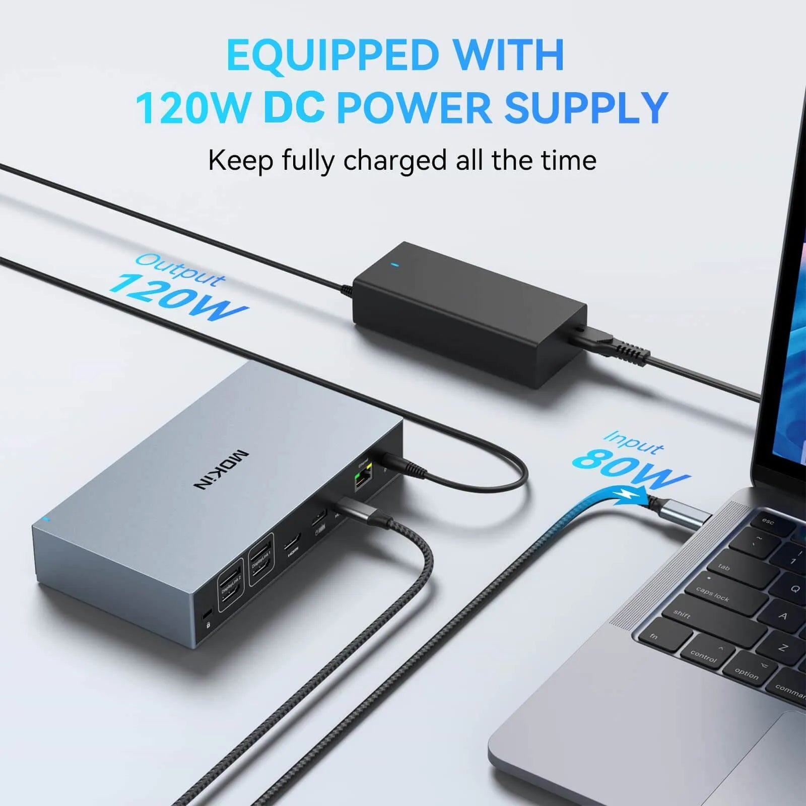 MacBook Docking Station Dual Monitor, MOKiN 12-in-2 Thunderbolt 3 USB C- adapter voor MacBook Pro/Air HDMI Mac Dock Dongle Dual USB C naar Dual HDMI, VGA, Ethernet, 100W PD, 4 USB en SD/TF MacBook Docking Station Dual Monitor, MOKiN 12-in-2 Thunderbolt 3 USB C- adapter voor MacBook Pro/Air HDMI Mac Dock Dongle Dual USB C naar Dual HDMI, VGA, Ethernet, 100W PD, 4 USB en SD/TF