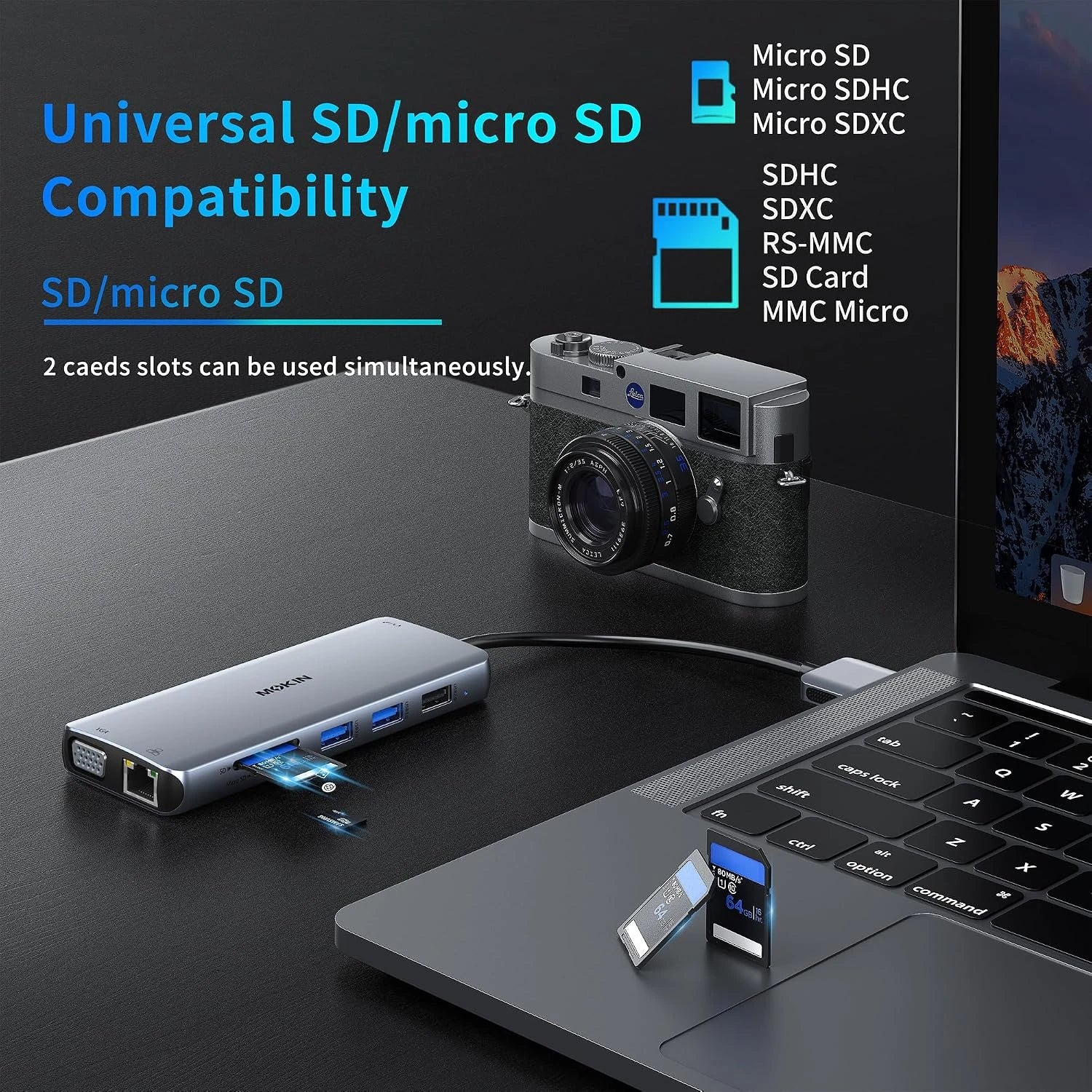 MOKiN 12 IN 1 MacBook Pro Docking Station Dual Monitor