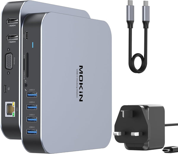 MOKiN 13 in 1 USB C Docking Station for MacBook