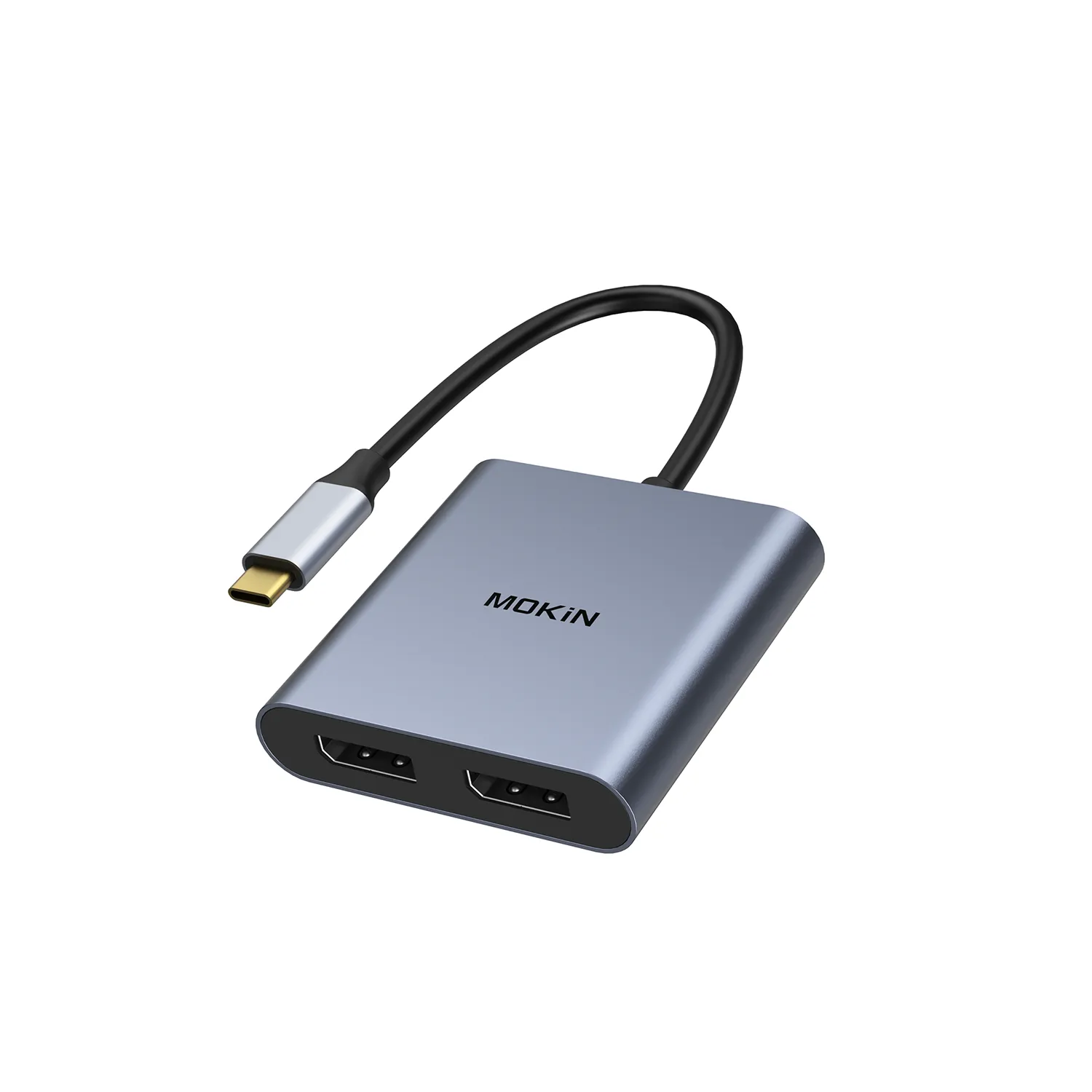 Mokin USB C to Dual DisplayPort Adapter