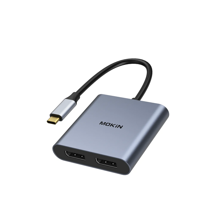 Mokin USB C to Dual DisplayPort Adapter