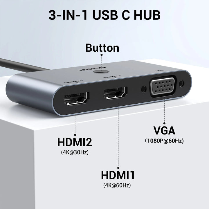 Mokin 3-IN-1 USB C Hub