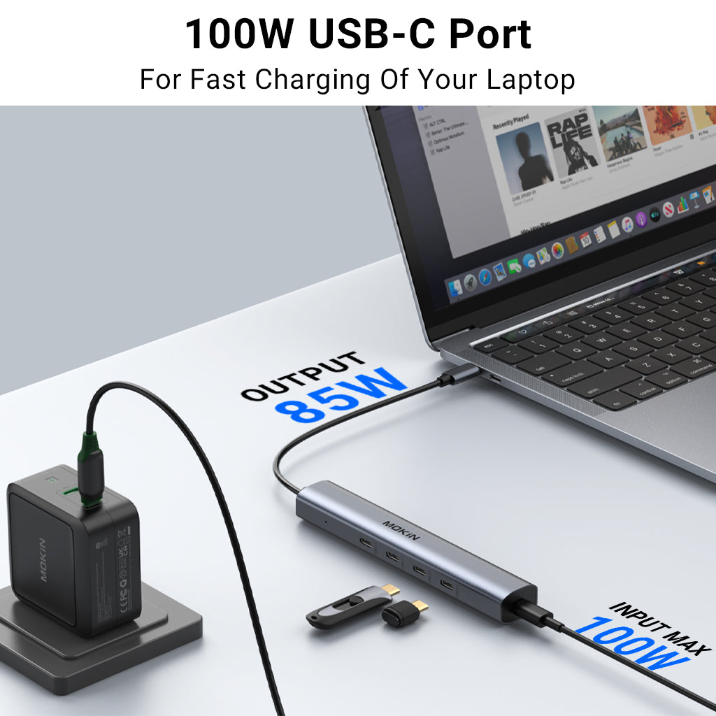 Mokin 5-IN-1 10Gbps USB C to USB C Hub Multiport Adapters