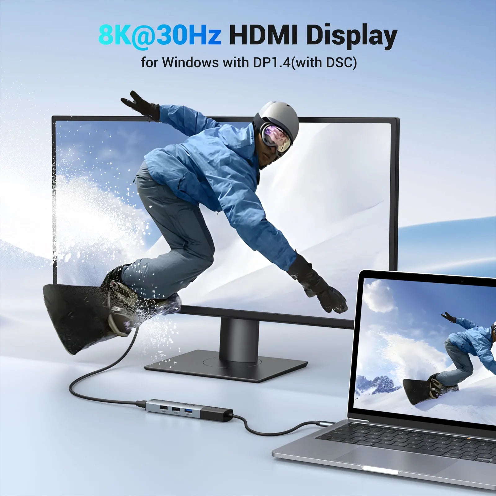 8K@30Hz HDMI Display