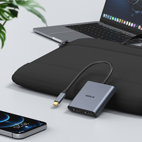 Mokin USB C to Dual DisplayPort Adapter