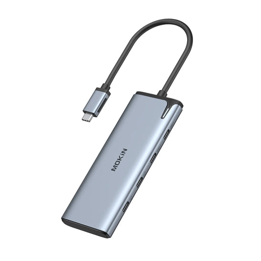 Mokin 5 IN 1 USB C to USB C Hub Dual Monitor Adapter