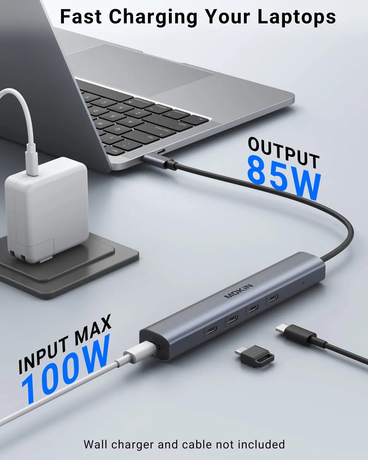 MOKIN 5-IN-1 10Gbps USB C to USB C Hub Multiport Adapters