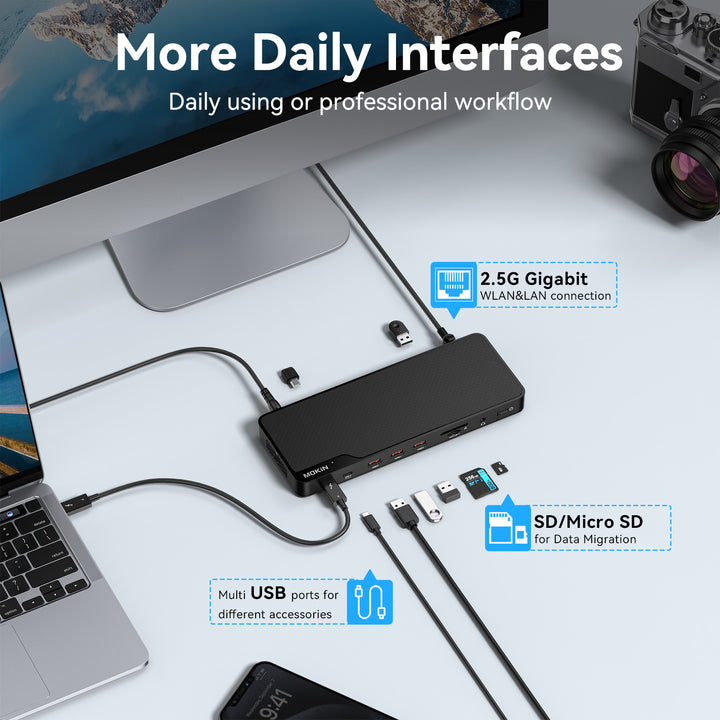 More Daily Interfaces(2.5G Gigabit & Multi USB & SD/Micro SD)