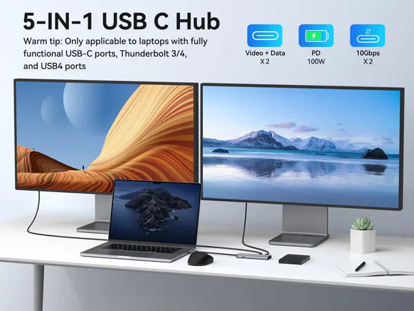 Mokin 5-IN-1 USB C Hub