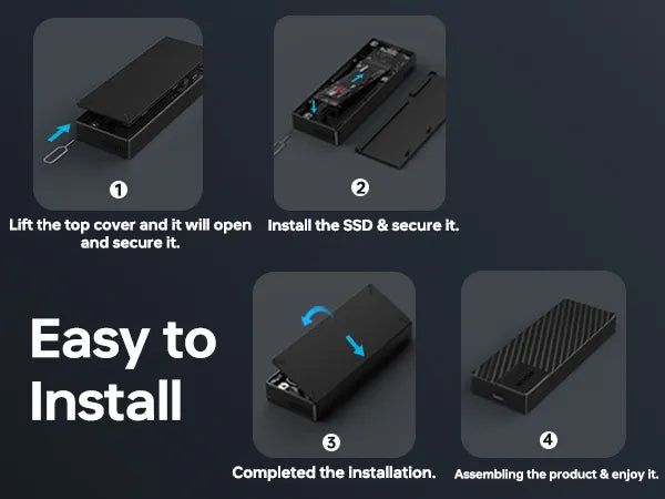 MOKIN 40Gbps Enclosure Install Steps