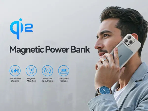 MOKiN Qi2 Wireless Power Bank