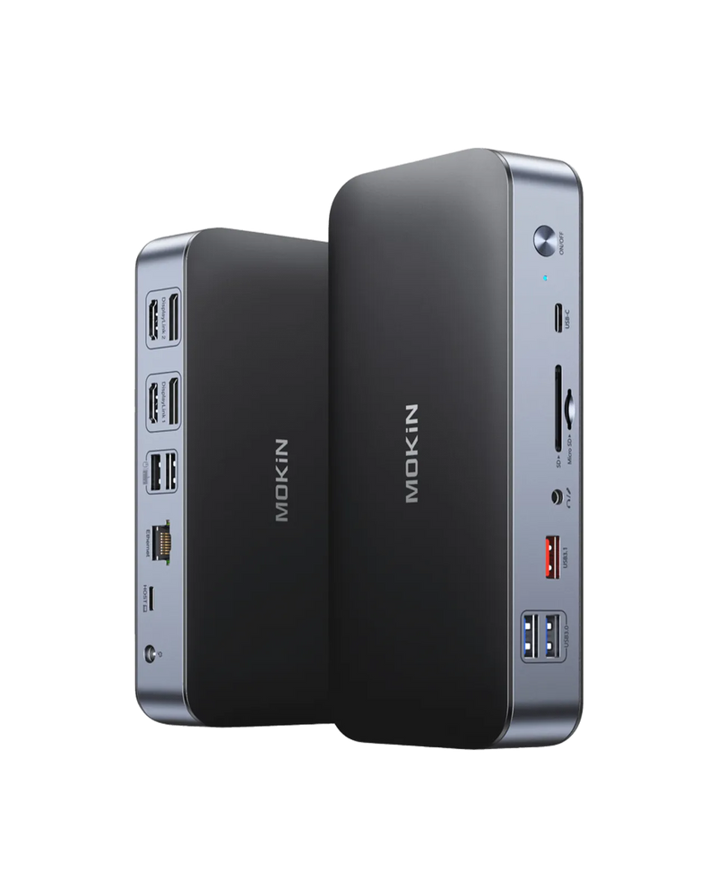 MOKIN 15-in-1 Dual Monitor DisplayLink Docking Station
