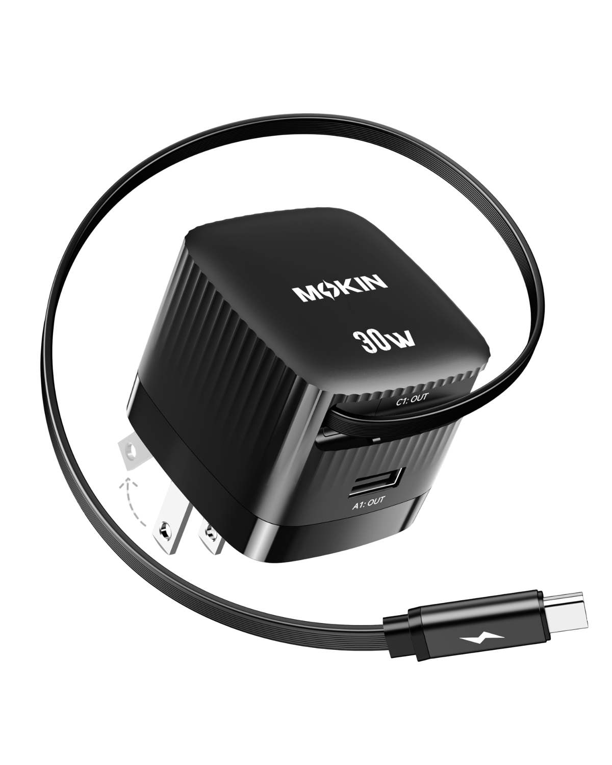 MOKiN 30W Foldable GaN Charger
