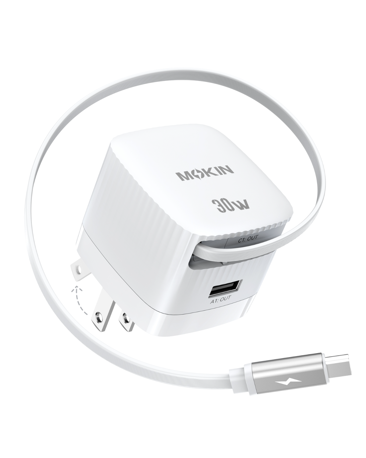 MOKiN 30W Foldable GaN Charger