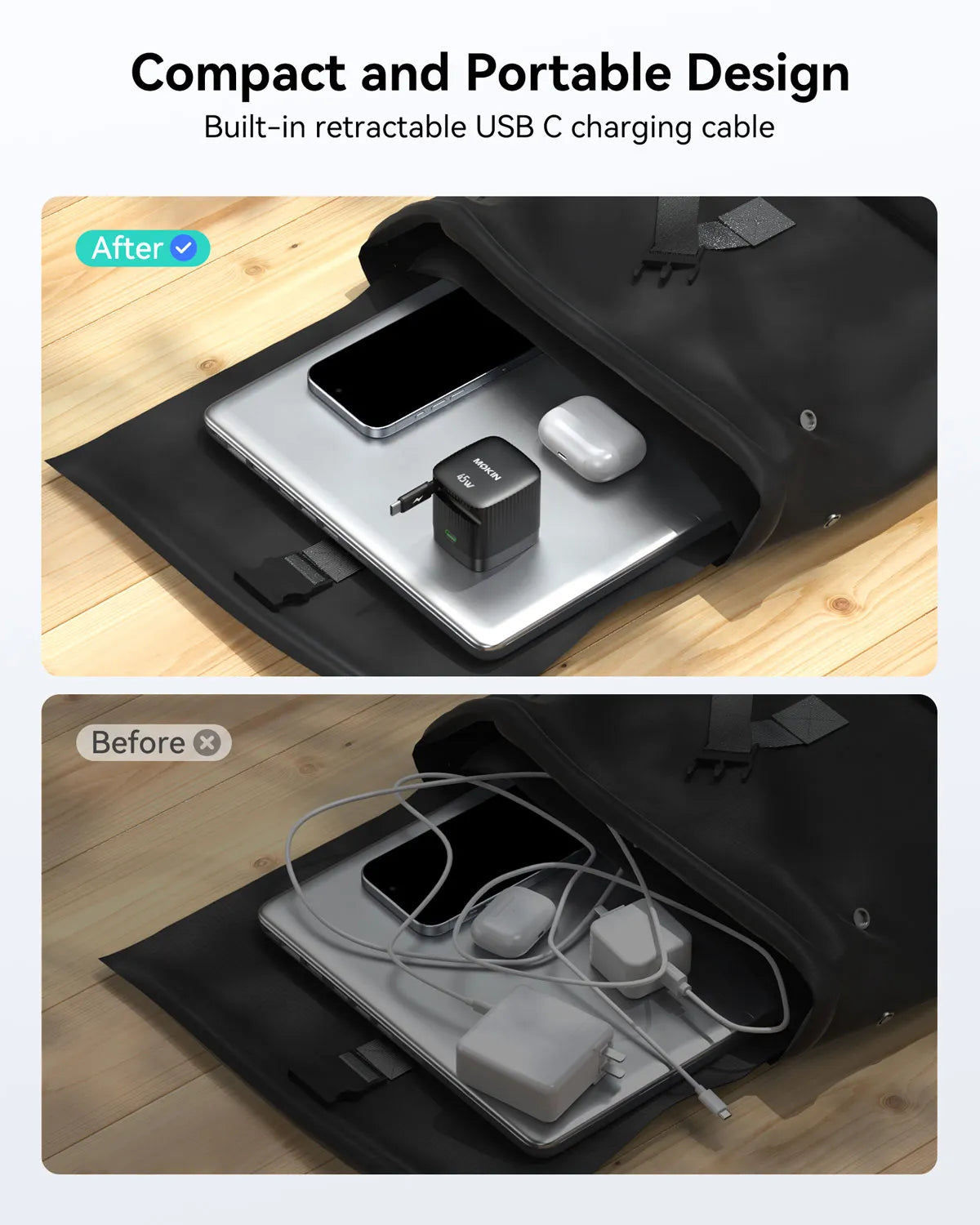 45W Charger(Compact and portable design)