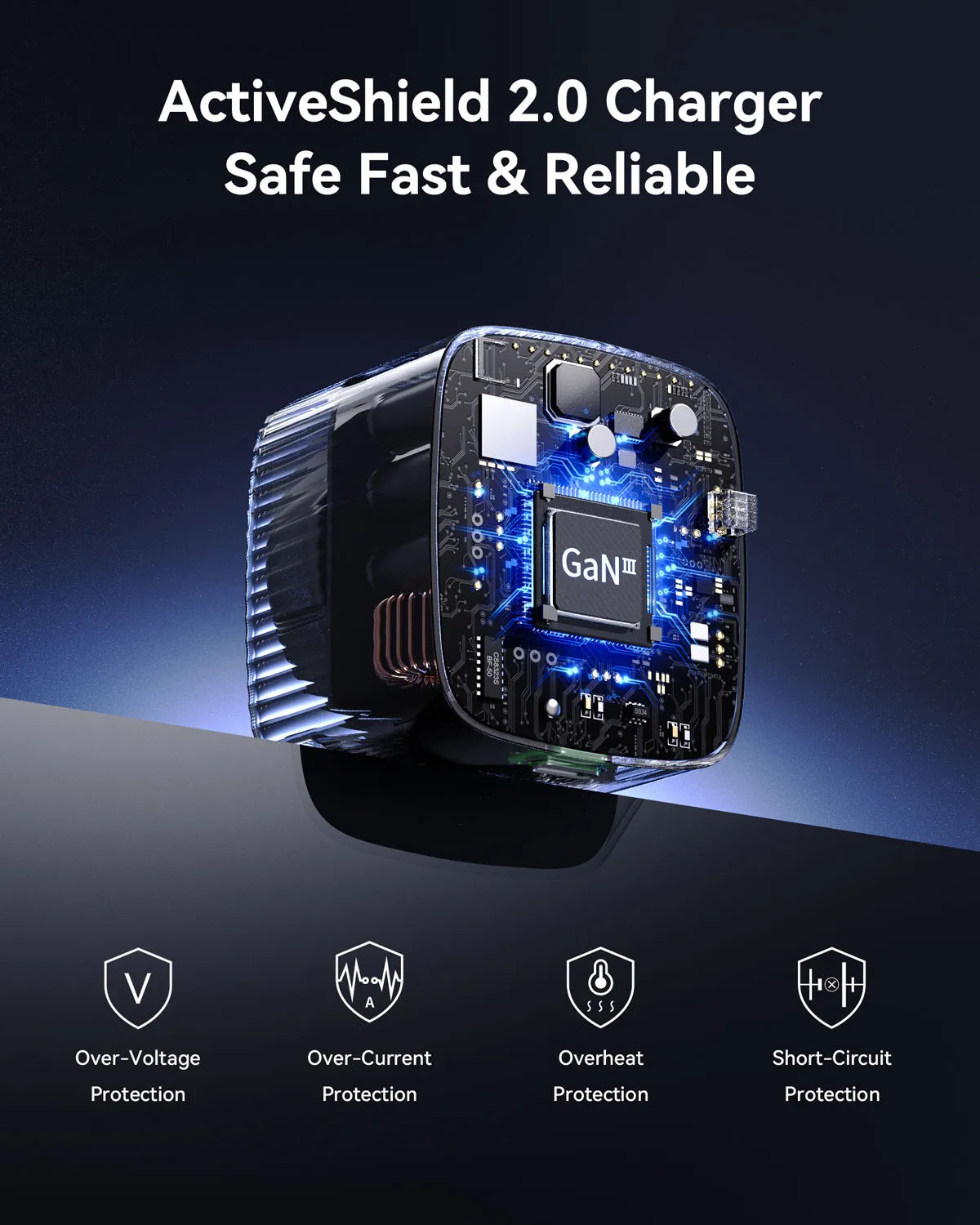 MOKiN 45W Foldable GaN Charger