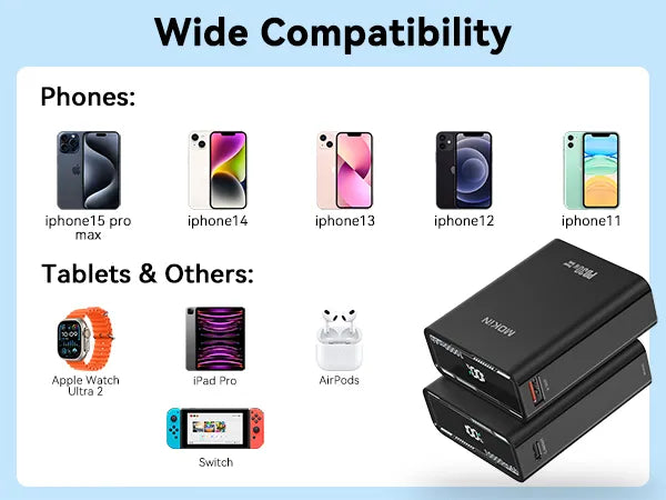 30W Power Bank Wide Compatibility