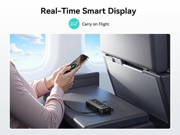 TSA Approved - charge and enjoy in flight