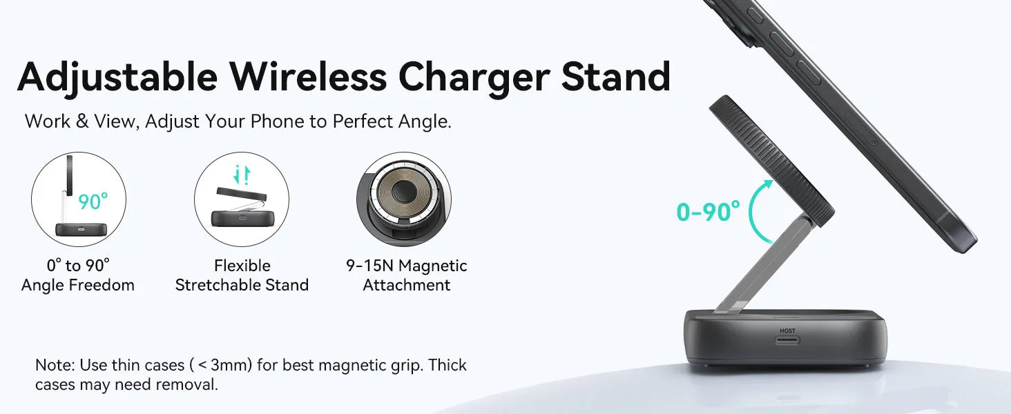 MOKiN 7-IN-1 USB C Docking Station with Wireless Charging