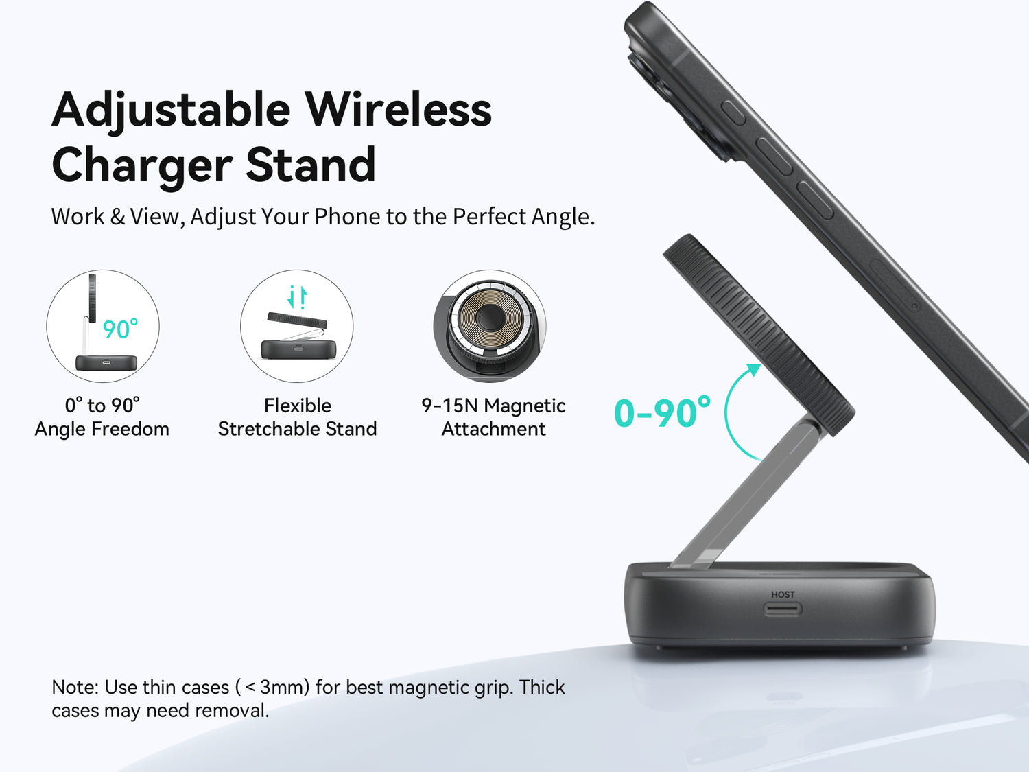 MOKiN 7-IN-1 USB C Docking Station with Wireless Charging