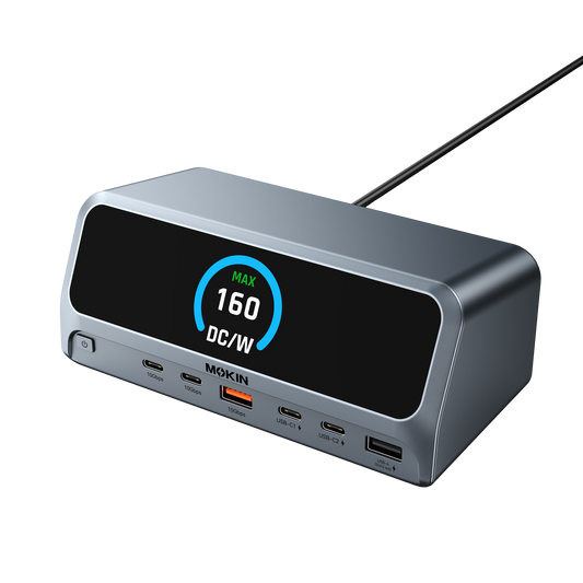 MOKiN 13-in-1 USB-C Docking Station with Smart LCD Display