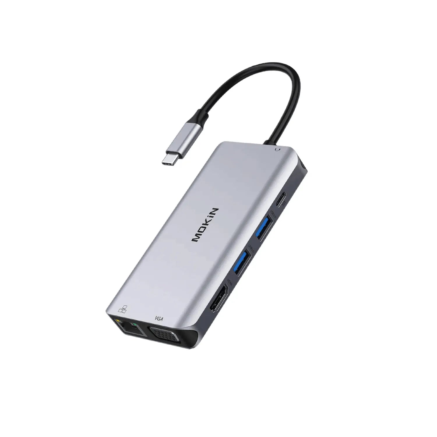 MOKiN 10 IN 1 Dual Display USB C Hub with 4K HDMI