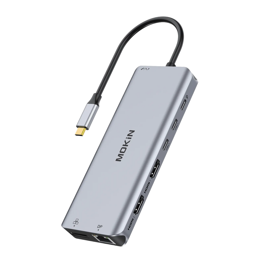 13-in-1 USB-C Docking Station | Dual 4K, PD Charging